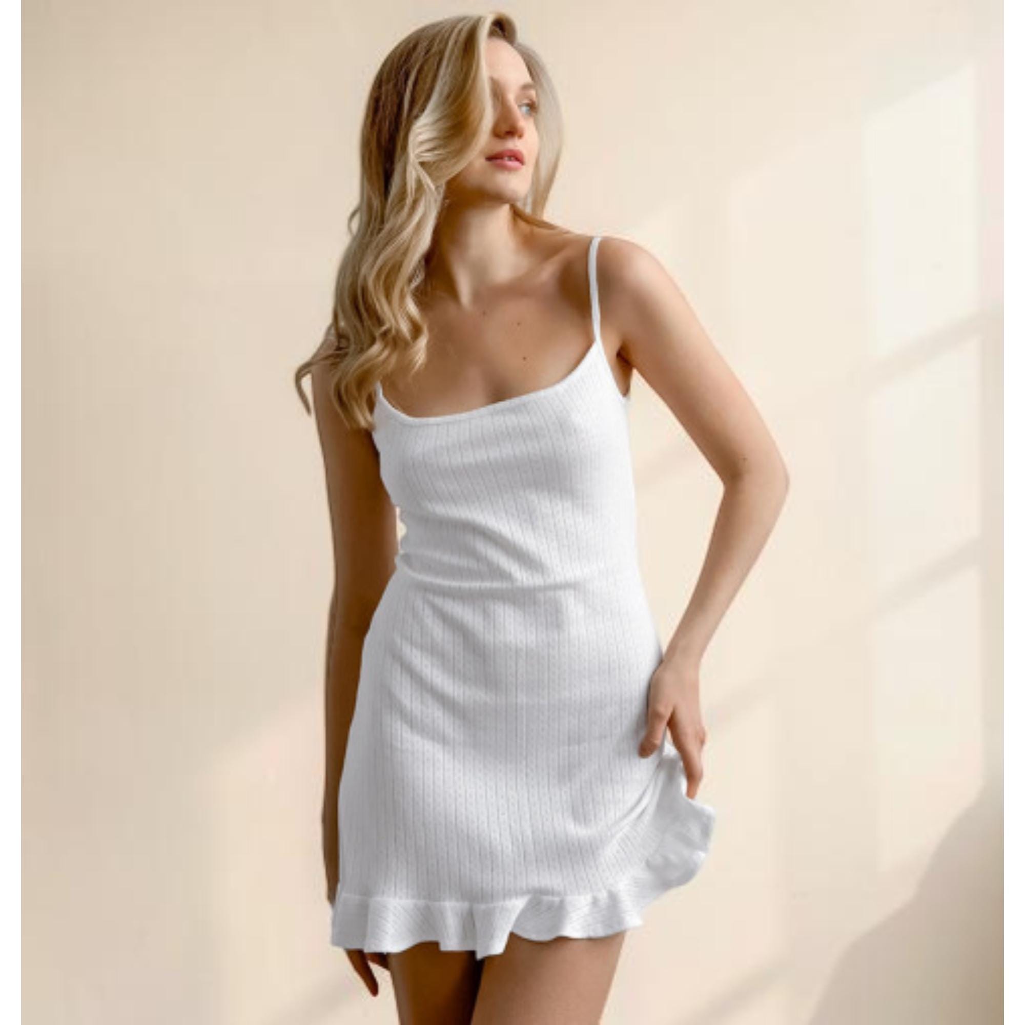 cult gaia kaela knit dress CULT GAIA KAELA KNIT DRESS IN GOLD main image 0