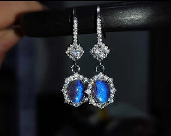 Handmade Real Blue Butterfly Wing Earrings, Gift for Wedding, Bridesmaids, or Special Occasions