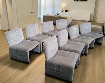 8 sillones Alky Style de Giancarlo Piretti, años 70