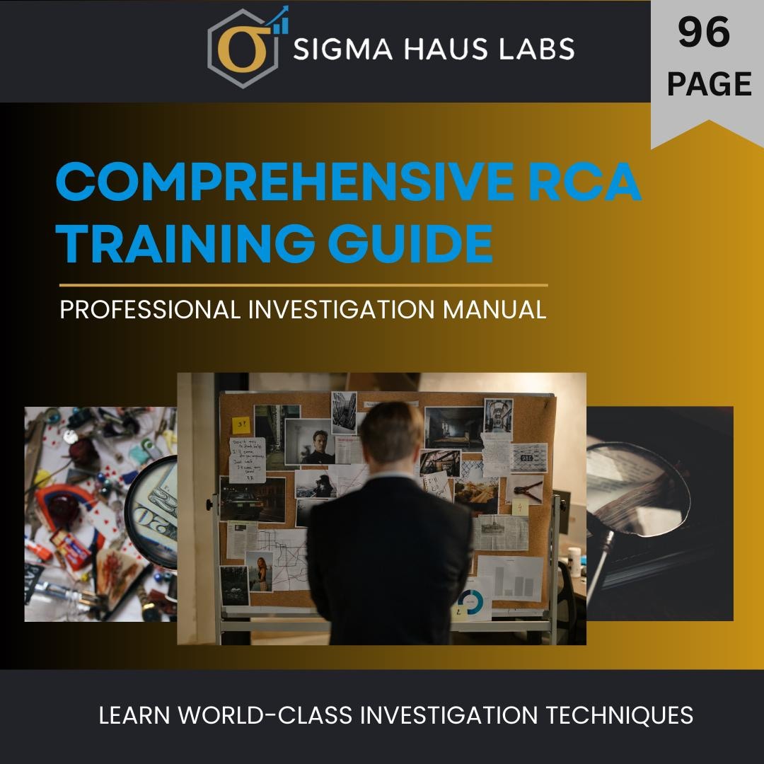 Comprehensive Root Cause Analysis Guide 96page RCA Handbook