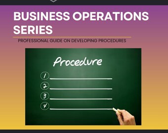 Procedure Writing Guide | SOP Development Guide | Business Operations Series | ISO-Aligned Process Documentation Guide | Sigma Haus Labs