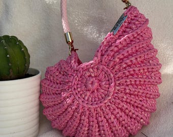 Ariel Pink Barbie seashell bag