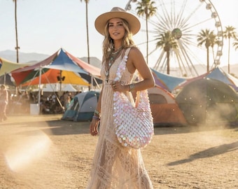 Angel white mermaid bag