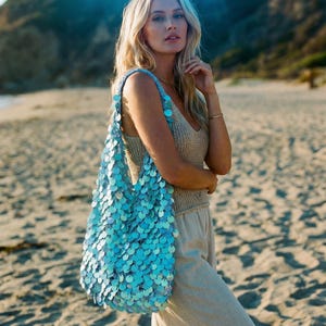 Angel blue mermaid bag image 2