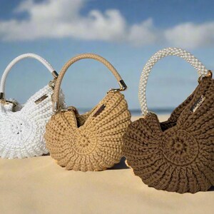 Ariel brown seashell bag image 7