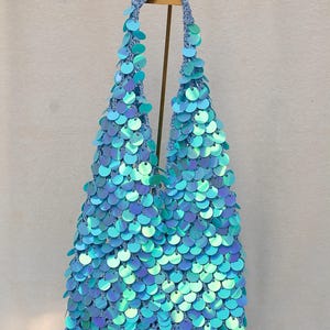 Angel blue mermaid bag image 3