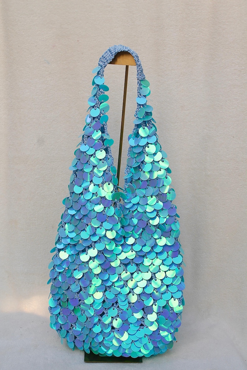 Angel blue mermaid bag image 3