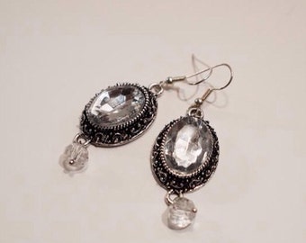 Opulent crystal earrings