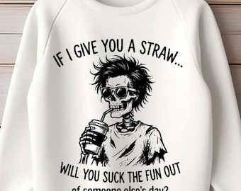 Skelett Dark Humor PNG Design, lustige Gothic Skull Shirt Grafik, sarkastische Halloween Kunst, Dark Academia Geschenk für Freund