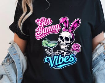 Gruseliger Osterskeletthase PNG, niedliches Frühlings-Shirt-Design, Ostern Sublimationsdruck, digitaler Download für Becher Geschenk POD