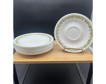 Lote de 11 platillos vintage Corelle Spring Blossom Crazy Daisy de 6 1/4"