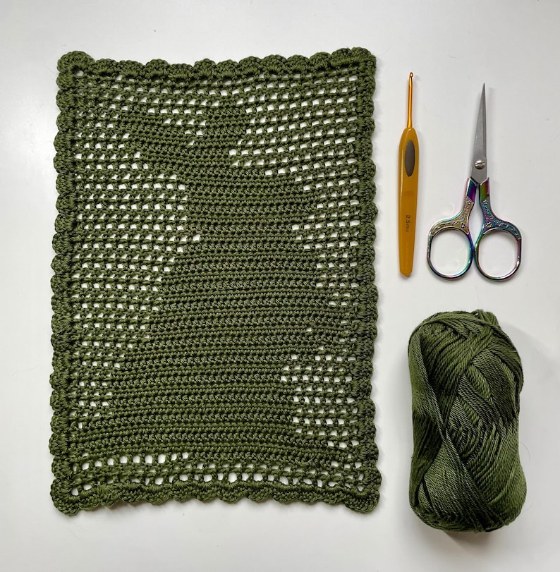 Filet Crochet Bunny Pattern PDF, Easy Rabbit Crochet Chart, Crochet ...