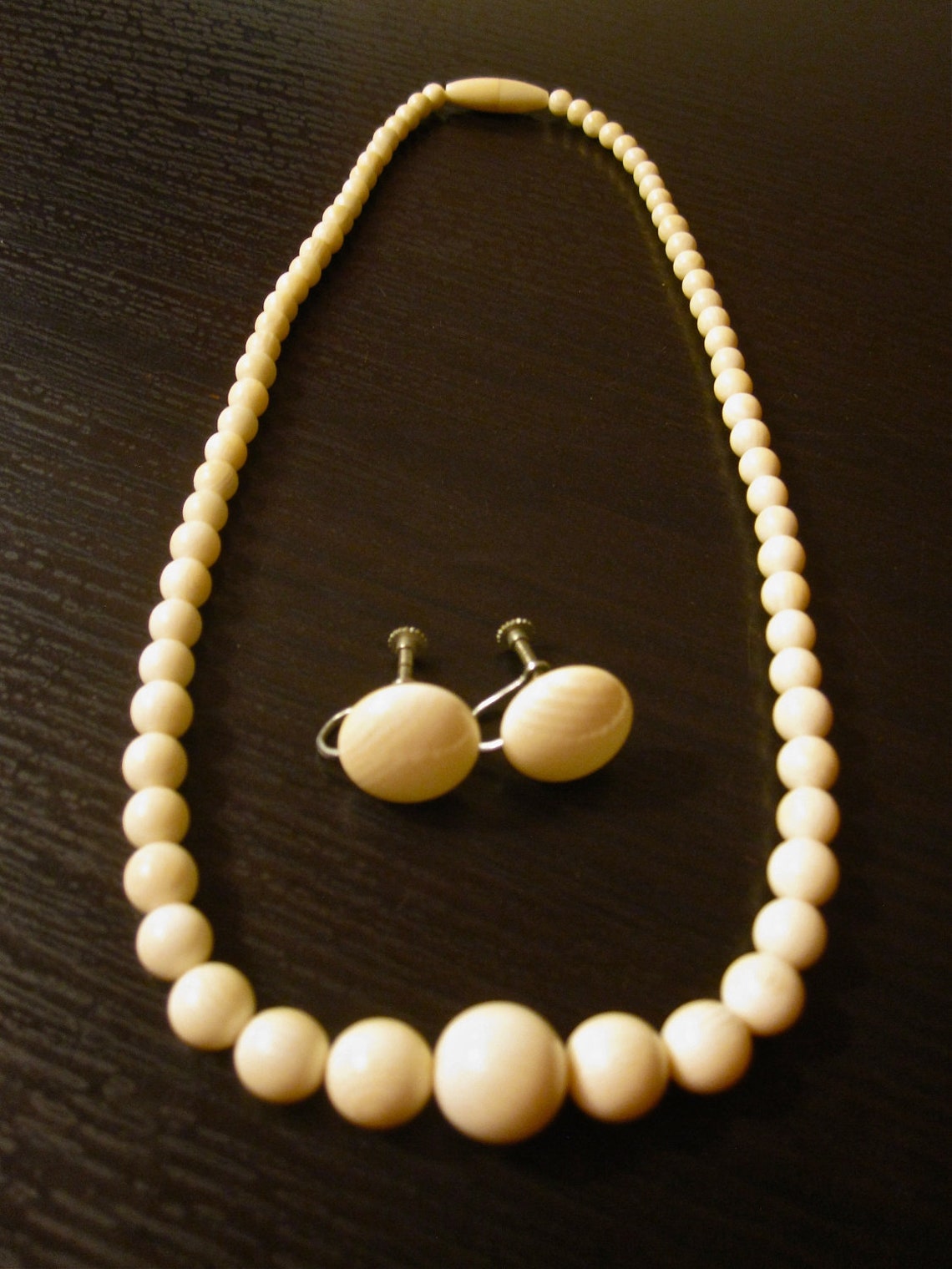Reserved for Amanda Genuine Preban Ivory Necklace and Etsy