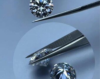 CERTIFIED 7.30 Ct Natural Diamond D Grade ROUND LOOSE VVS1/ 13.5 mm #
