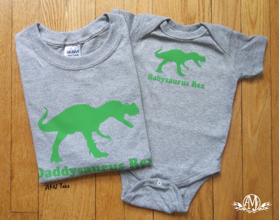 dad and baby matching shirts, dinosaur shirt, father gift, new daddy gift, gifts for dad, fathers day gift, dad shirt Il_570xn