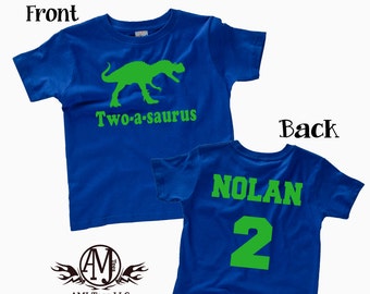 Dinosaur Birthday Shirt, 2nd Birthday Shirt Boy, Dinosaur Shirt, Birthday Boy Shirt, Personalized Shirts,