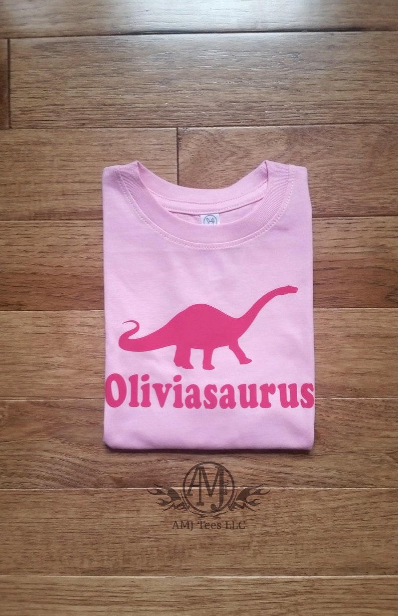 Personalized Dinosaur Shirt Dinosaur Birthday Shirt for kids Boy Dinosaur Birthday Shirt Boy Toddler Shirt Custom Gift for Kids image 2