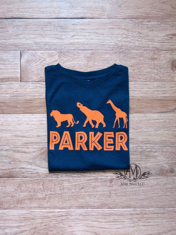 Personalized safari shirt, safari birthday shirt, boy birthday shirt, jungle birthday, toddler shirt, Zoo Birthday Shirt, personalized shirt Il_570xn