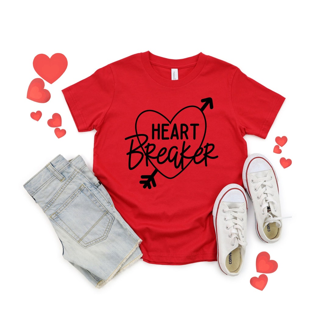 Boy Valentine Shirt Valentines Day Shirt for Boys Heart Etsy