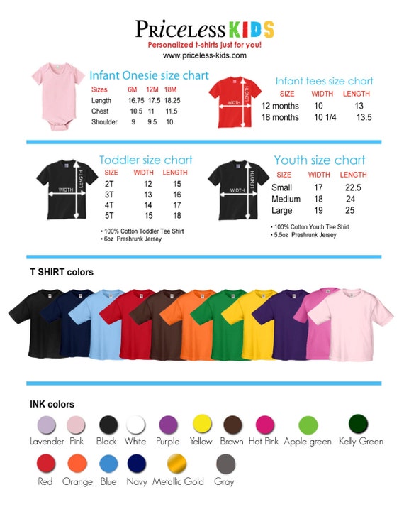 Lizard Size Chart