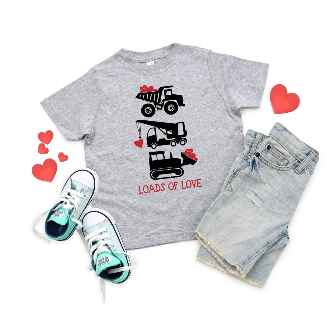 Boys Valentine Shirt, Truck Valentine Shirts, Toddler Boy Valentine