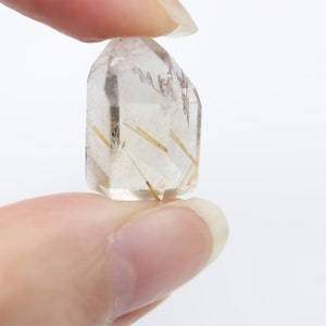 Golden Rutile Quartz Mini Point D, Rutilated Quartz, Quartz Crystal, Crystal Points, Mini Crystals