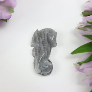 Labradorite Seahorse F, Cute Crystals, Crystal Seahorse, Crystal Animals
