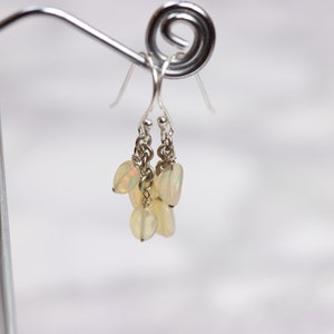 Ethiopian Opal Earrings, Valentines Gift, October Birthstone Jewelry, Maid Of Honour Gift, Special Gift, Bridal Earrings, Gift For Her