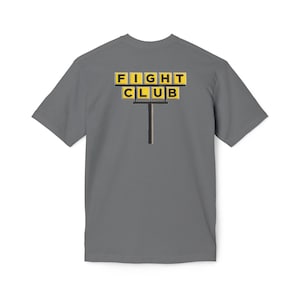 Waffle House Fight Club| MADE IN USA Front and Back | Unisex Midweight T-shirt, Made in usa | ColoWearables image 4