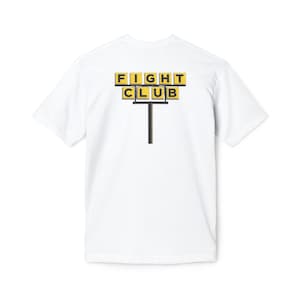Waffle House Fight Club| MADE IN USA Front and Back | Unisex Midweight T-shirt, Made in usa | ColoWearables image 2
