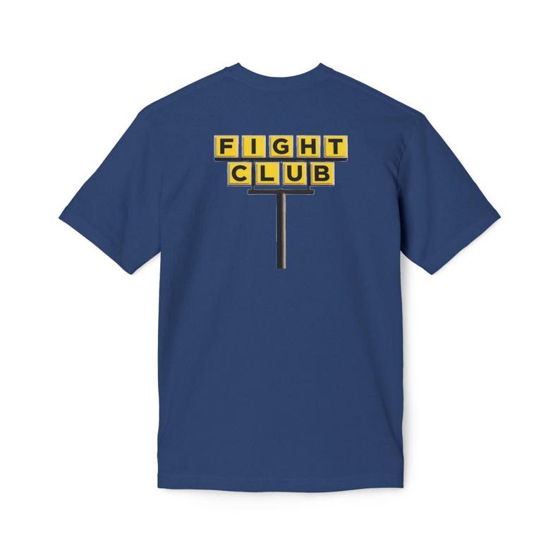Waffle House Fight Club| MADE IN USA Front and Back | Unisex Midweight T-shirt, Made in usa | ColoWearables image 10