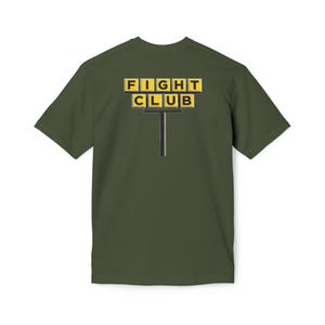 Waffle House Fight Club| MADE IN USA Front and Back | Unisex Midweight T-shirt, Made in usa | ColoWearables image 8