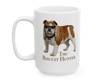 The Biscuit Hunter | 15oz  Ceramic Coffee Mug Tea Cup