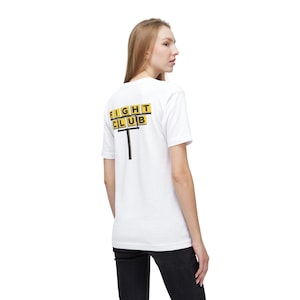 Waffle House Fight Club| MADE IN USA Front and Back | Unisex Midweight T-shirt, Made in usa | ColoWearables image 15