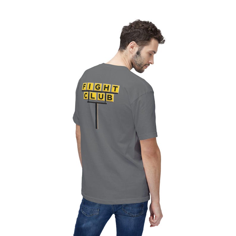 Waffle House Fight Club| MADE IN USA Front and Back | Unisex Midweight T-shirt, Made in usa | ColoWearables image 20