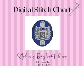 Stefan’s Daylight Ring 18 mesh Digital Needlepoint Stitch Chart