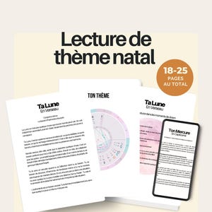 パーソナライズされた出生チャートリーディング（PDF） • 手書きによる完全な占星術分析 • 7日以内にデジタルファイルを配信