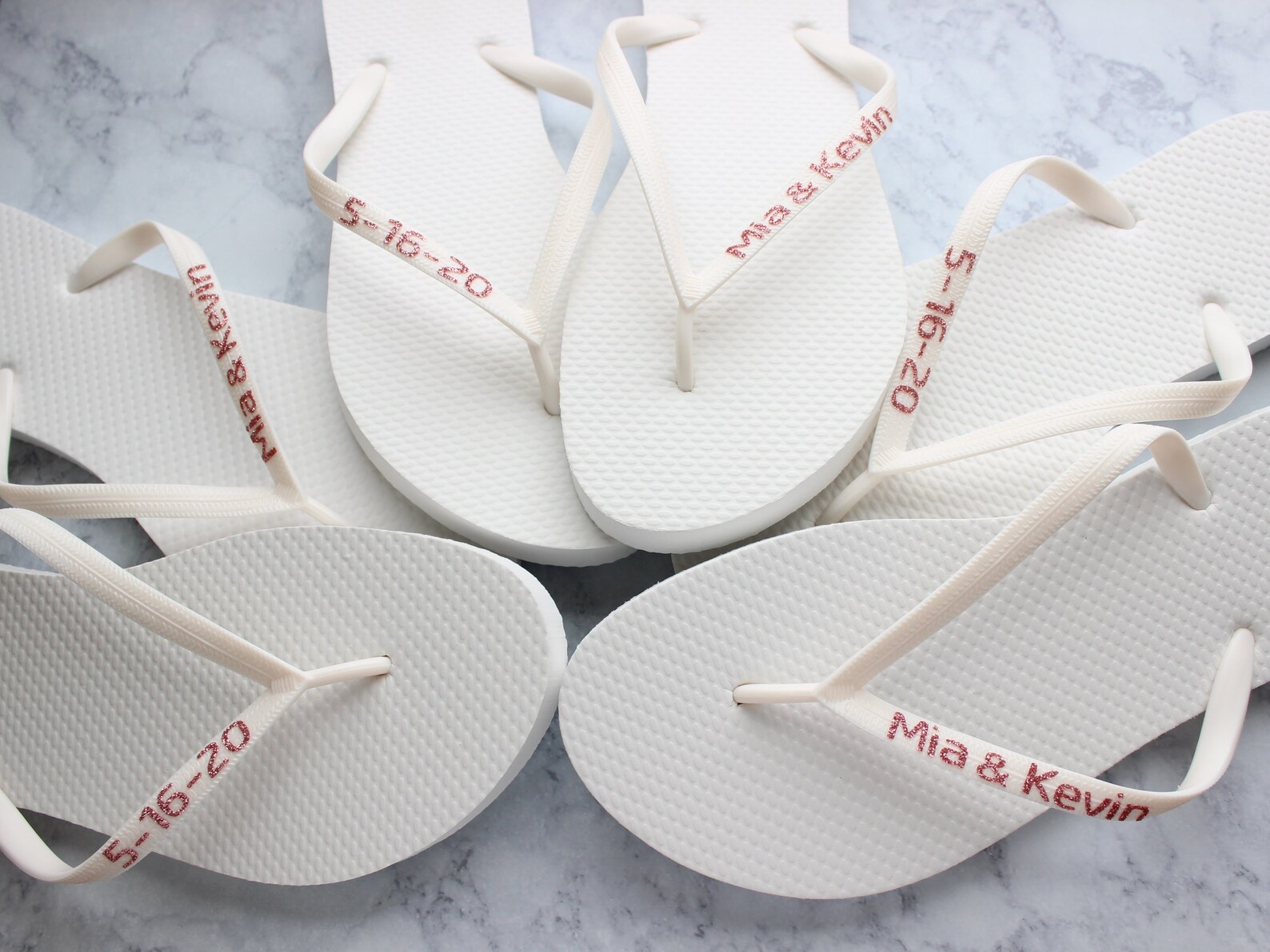 Wedding flip flops for guests bridal shower gift favor Etsy