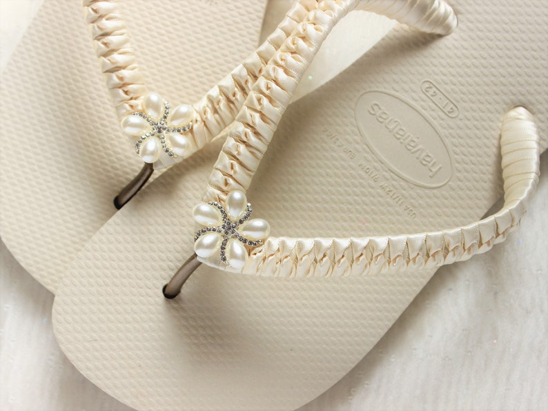 wedding day flip flops