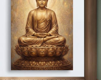 Buddha Wall Art | Meditation Buddha Printable | Spiritual Zen Home Decor| Digital Download