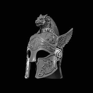 Spartaans helmmodel STL-bestand | Dapper 3D-afdrukmodel