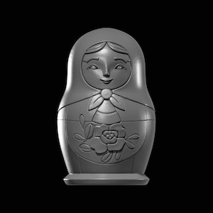 マトリョーシカプランター 3Dプリント用STLファイル