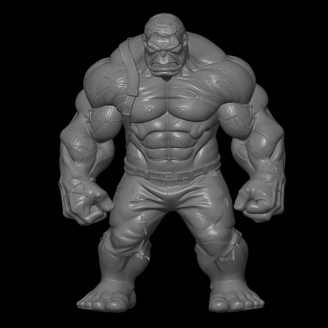 Realistic Hulk STL File for 3D Printing - Etsy UK