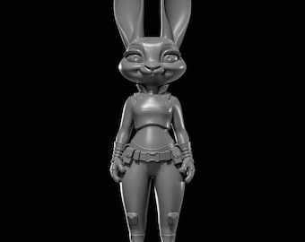 Judy Hopps z pliku STL „Zootopia” do druku 3D