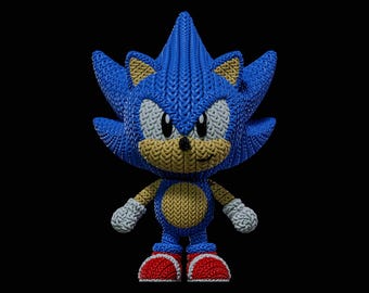 Plik STL Knitted Sonic do druku 3D