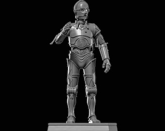 Star Wars C3PO STL file for 3D Printing