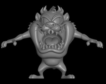 Archivo STL del Diablo de Tazmania para impresión 3D