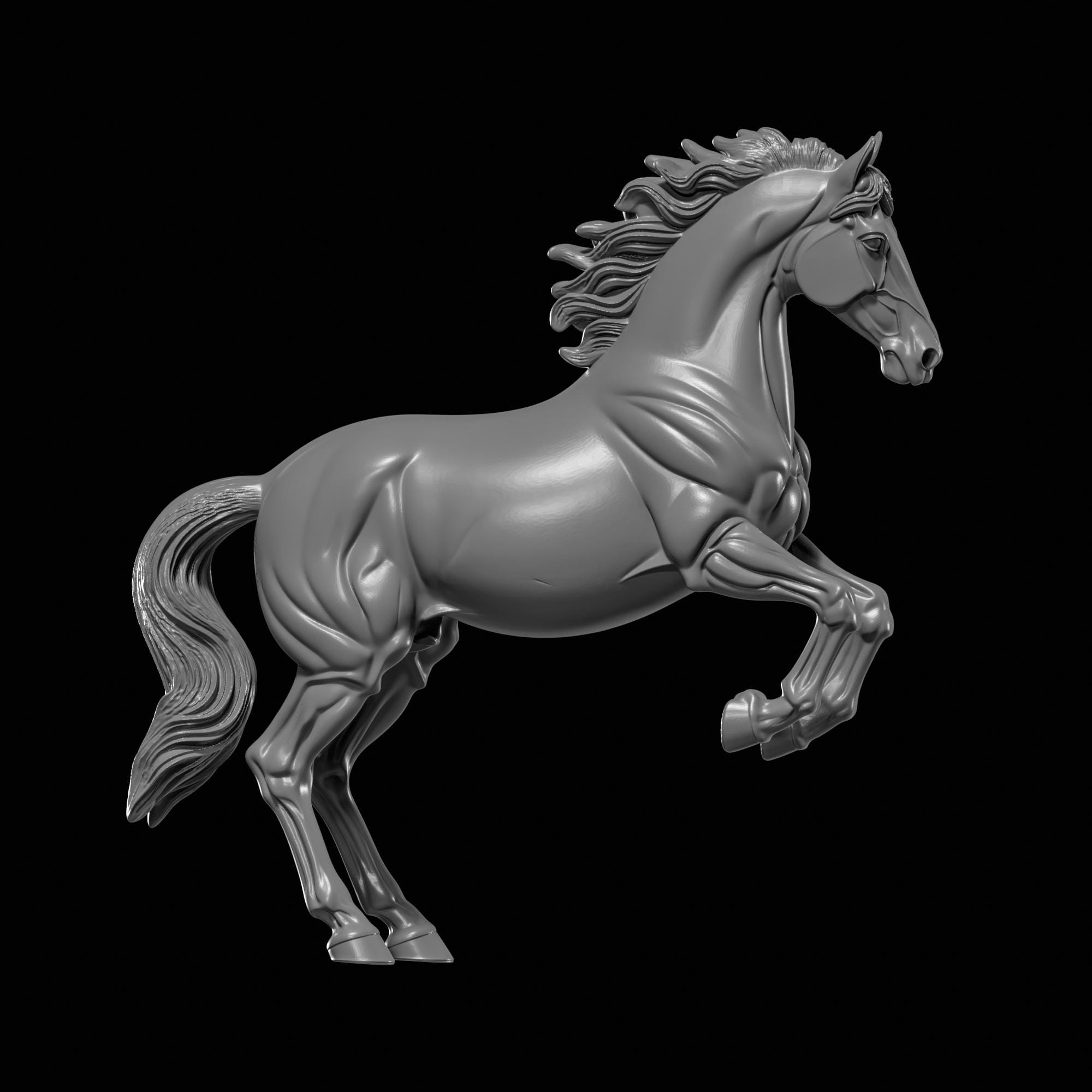 Horse Figure STL file for 3D Printing