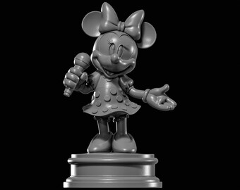 Plik STL Myszki Minnie do druku 3D