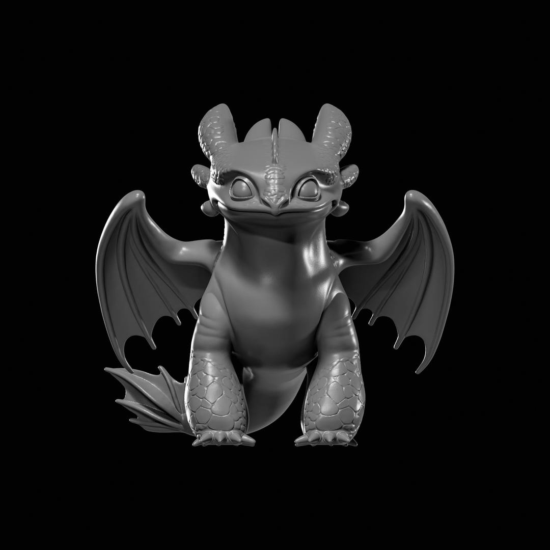 Toothless Print Block Toothles STL File for 3D Printing - Etsy